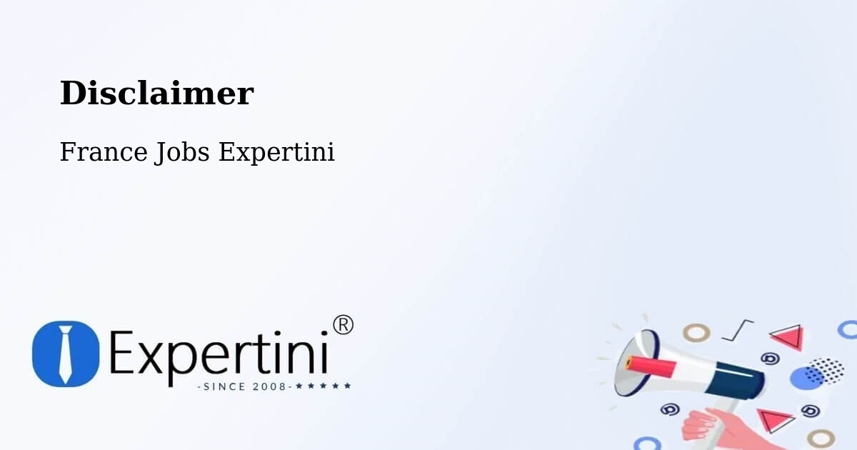Disclaimer – Batilly - France Jobs Expertini